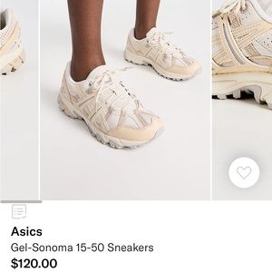 ASICS sneakers! Too small for me, worn once.